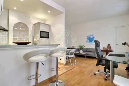 Kitchen Furnished apartment - 50m²  - 1 bedroom - Trocadéro - Paris