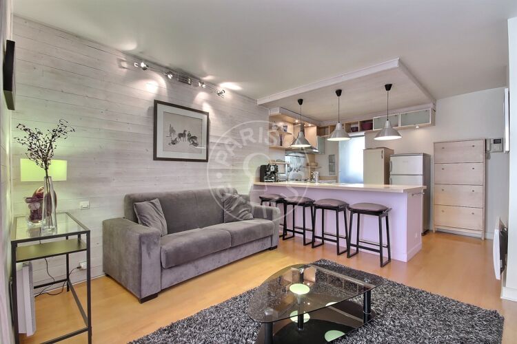 Living room - Furnished studio - Neuilly-sur-Seine 92200 - 10048