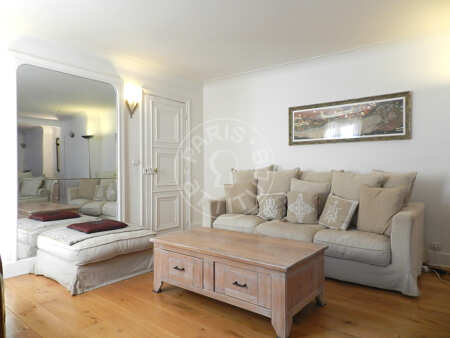 Wohnzimmer Möblierte wohnung - 90m²  - 1 Zimmer - Saint-Germain - Paris