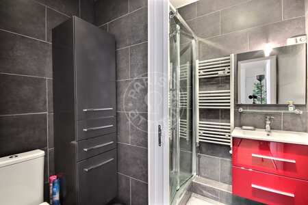 Baño Piso amueblado - 39m²  - 1 dormitorio - Parc Monceau - París