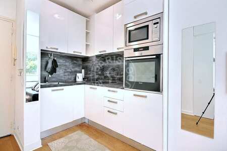 Kitchen Furnished studio - 24m²  - Centre George Pompidou - Paris