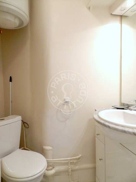 Baño Estudio amueblado - 22m²  - Madeleine - París