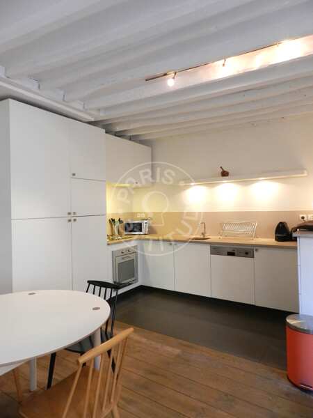 Cozinha Apartamento mobilado - 65m²  - 1 quarto - Saint-Germain - Paris