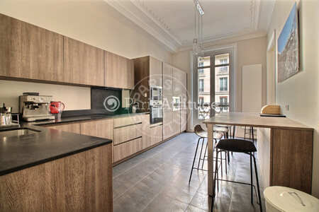 Cuisine Appartement meublé - 140m²  - 3 chambres - Port Royal / Raspail - Paris