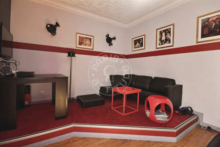 Sala Apartamento mobilado - 28m²  - 1 quarto - Oberkampf - Paris