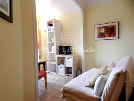 Salon Studio meublé - 28m²  - Pasteur - Paris