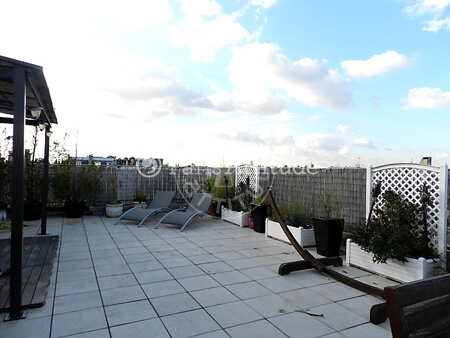 Terrasse Studio meublé - 20m²  - Trocadéro - Paris