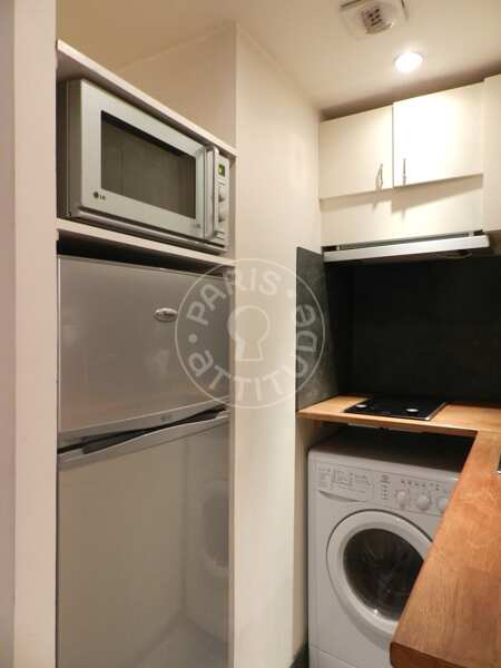 Küche Möblierte studio - 24m²  - Montorgueil - Paris