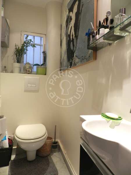 WC Möblierte wohnung - 44m²  - 1 Zimmer - Invalides - Paris