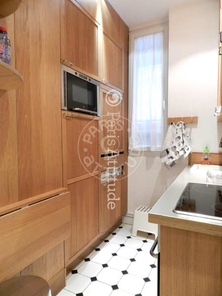 Cozinha Apartamento mobilado - 61m²  - 2 quartos - La Muette / Bois de Boulogne - Paris