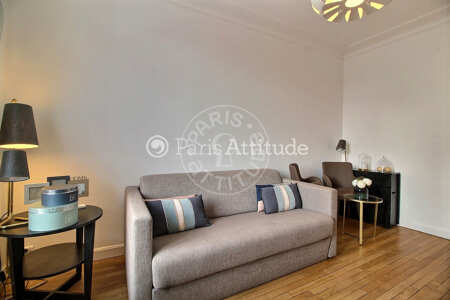 Sala Quitinete mobilado - 30m²  - Parc Monceau - Paris