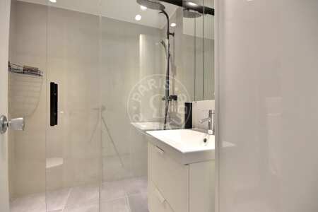 Badezimmer Möblierte wohnung - 37m²  - 1 Zimmer - Alma-Marceau - Paris