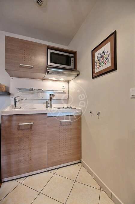 Küche Möblierte studio - 23m²  - Wagram - Paris