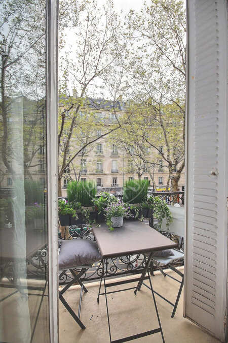 Balcon Appartement meublé - 86m²  - 2 chambres - Oberkampf - Paris