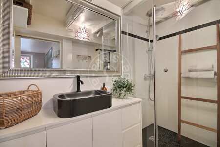 Baño Piso amueblado - 38m²  - 1 dormitorio - Pyramides / Palais Royal - París