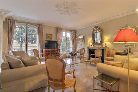 Wohnzimmer Möblierte wohnung - 150m²  - 3 Zimmer - Avenue Foch - Paris