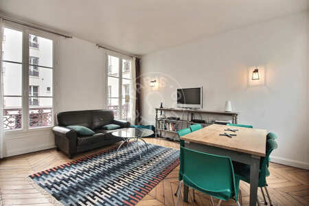 Salotto Appartamento arredato - 60m²  - 2 locali - Faubourg Saint-Martin - Parigi
