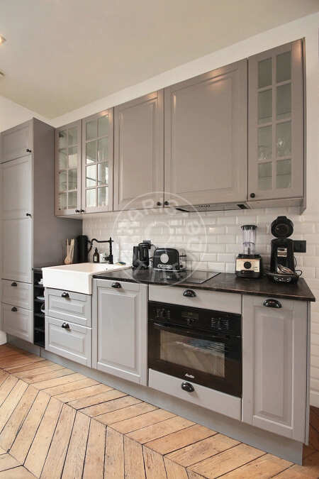 Cucina Appartamento arredato - 60m²  - 2 locali - Faubourg Saint-Martin - Parigi