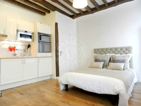 Wohnzimmer Möblierte studio - 20m²  - Arts et Métiers - Paris