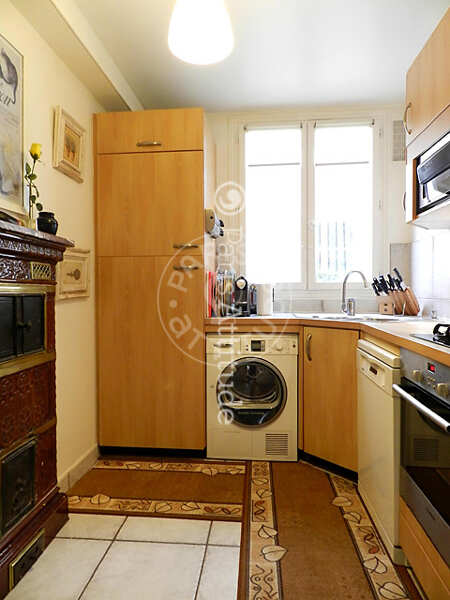 Cuisine Appartement meublé - 123m²  - 3 chambres - Saint-Germain - Paris