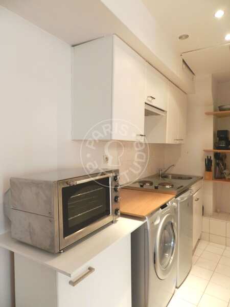 Cuisine Appartement meublé - 43m²  - 1 chambre - Pyramides / Palais Royal - Paris