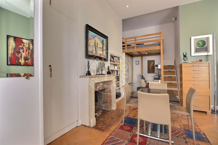 Salon - Studio meublé - Paris 75007 - 10323