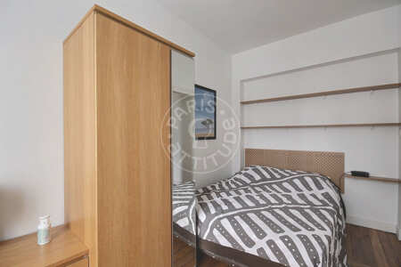 Bedroom Furnished apartment - 44m²  - 1 bedroom - Nation - Paris