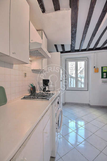 Cuisine Appartement meublé - 47m²  - 1 chambre - Oberkampf - Paris