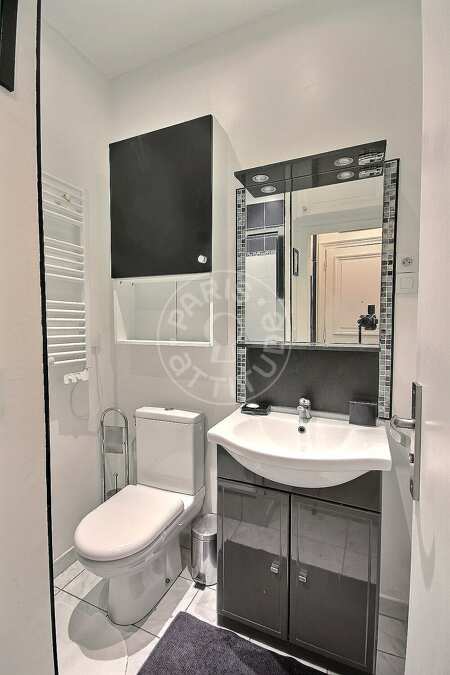 Baño Estudio amueblado - 21m²  - Jules Joffrin - Mairie du 18ème - París