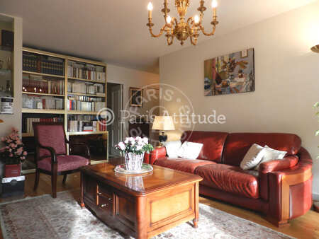 Living room Furnished apartment - 72m²  - 2 bedrooms - Oberkampf - Paris