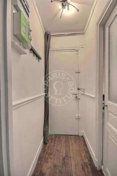Eingangsbereich Möblierte wohnung - 30m²  - 1 Zimmer - Parc Monceau - Paris