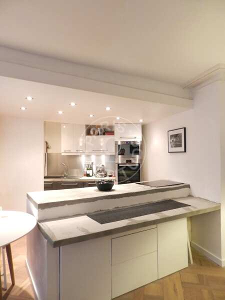 Cocina Piso amueblado - 50m²  - 1 dormitorio - Opéra - París