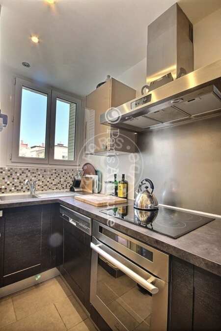 Cozinha Apartamento mobilado - 70m²  - 2 quartos - Neuilly-sur-Seine