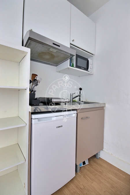 Cozinha Quitinete mobilado - 18m²  - Neuilly-sur-Seine
