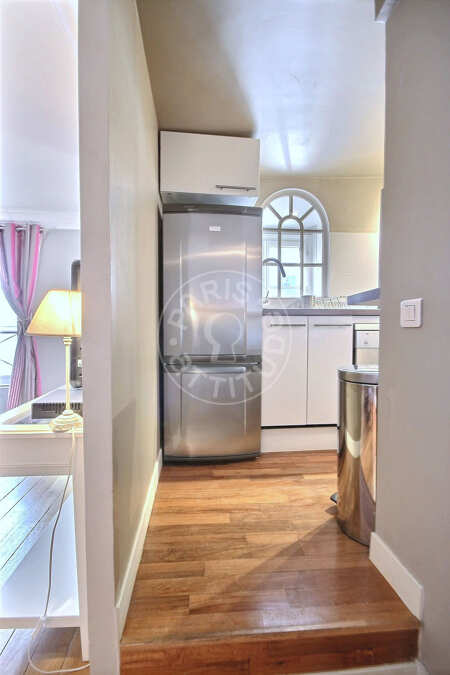 Cozinha Apartamento mobilado - 60m²  - 2 quartos - Madeleine - Paris
