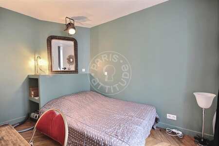 Chambre Appartement meublé - 25m²  - 1 chambre - Montmartre / Place des Abbesses - Paris