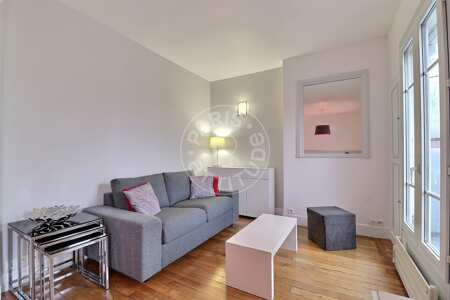 Sala Apartamento mobilado - 43m²  - 1 quarto - Porte Maillot / Palais des Congrès - Paris
