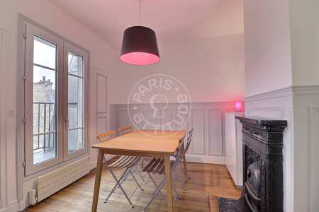 Sala de jantar Apartamento mobilado - 43m²  - 1 quarto - Porte Maillot / Palais des Congrès - Paris