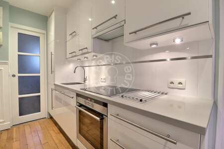 Cozinha Apartamento mobilado - 43m²  - 1 quarto - Porte Maillot / Palais des Congrès - Paris