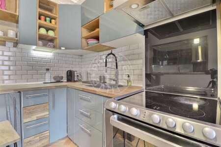 Cucina Appartamento arredato - 34m²  - 2 locali - Jules Joffrin - Mairie du 18ème - Parigi