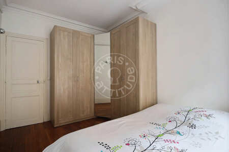 Camera da letto Appartamento arredato - 45m²  - 2 locali - Alésia - Parigi