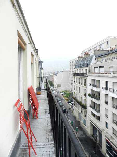 Balcón Piso amueblado - 35m²  - 1 dormitorio - Les Gobelins - París