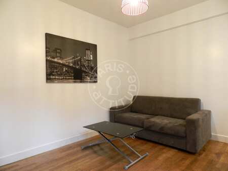 Salon Studio meublé - 21m²  - Batignolles - Paris