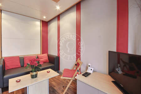 Salon Studio meublé - 26m²  - Commerce - Paris