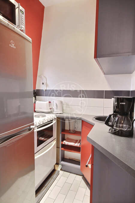 Cuisine Studio meublé - 26m²  - Commerce - Paris