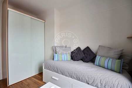 Living room Furnished studio - 22m²  - Motte-Piquet Grenelle - Paris