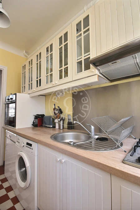 Cozinha Apartamento mobilado - 48m²  - 1 quarto - Reuilly-Diderot - Paris