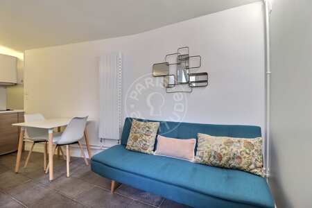 Salon Studio alcove meublé - 29m²  - Invalides - Paris