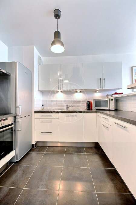 Cozinha Apartamento mobilado - 48m²  - 1 quarto - Motte-Piquet Grenelle - Paris