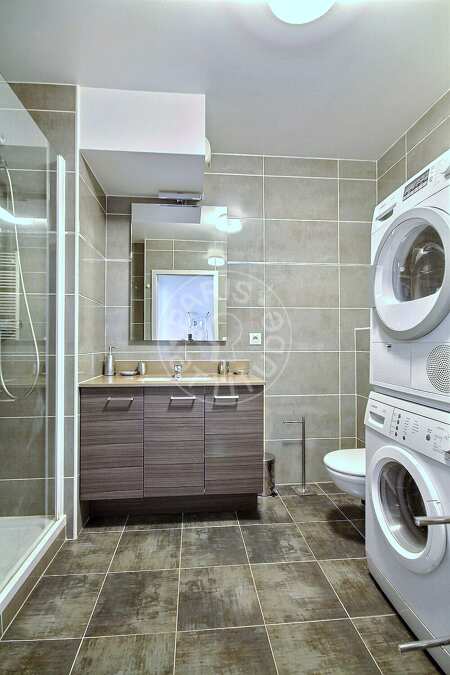 Casa de banho Apartamento mobilado - 48m²  - 1 quarto - Motte-Piquet Grenelle - Paris